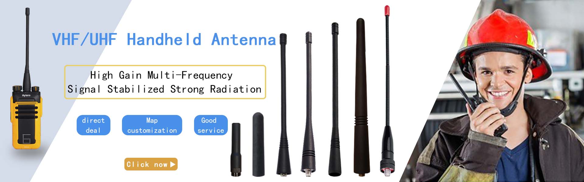 Handheld radio antenna