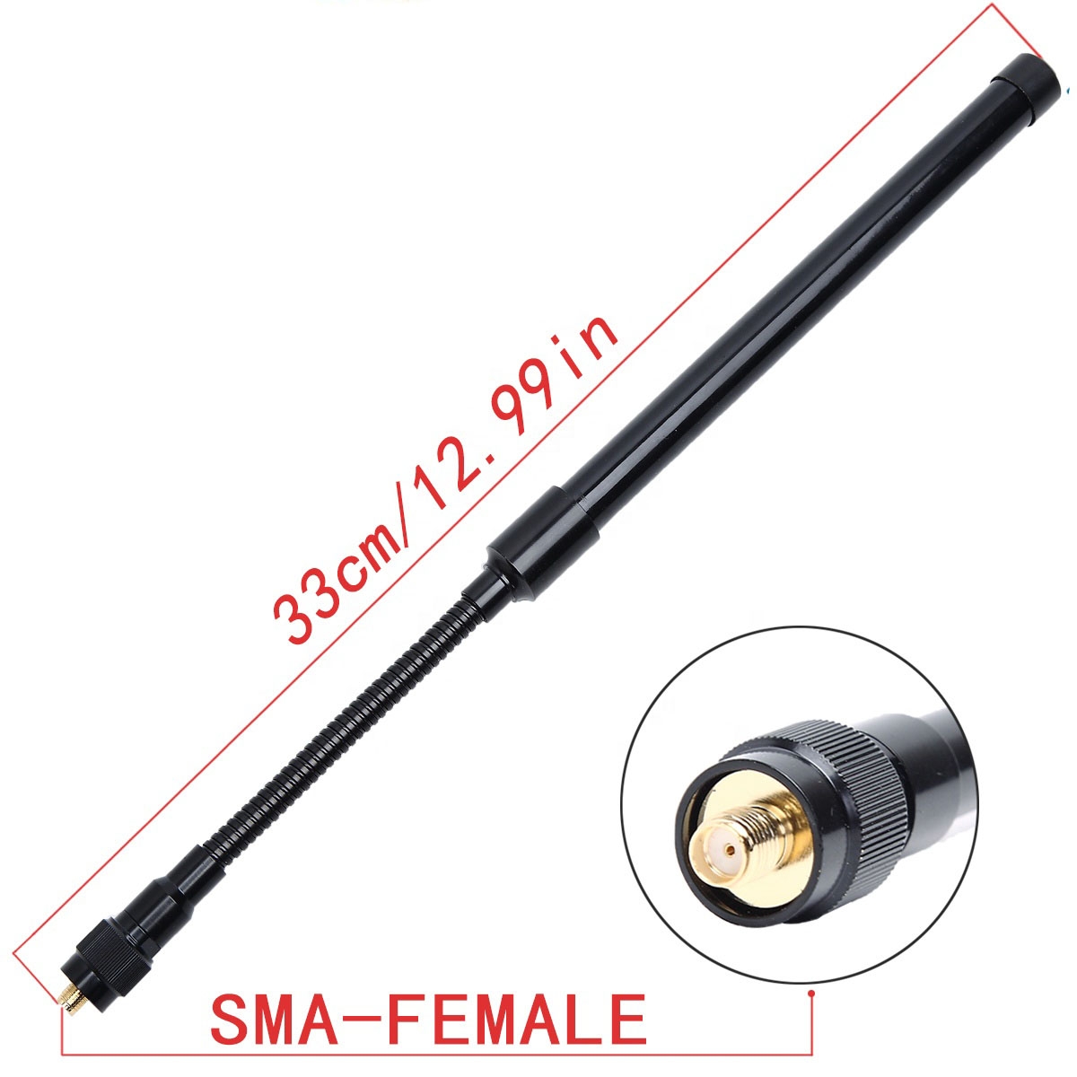 Sma-female Gooseneck Tactical Antenna For two way radios
