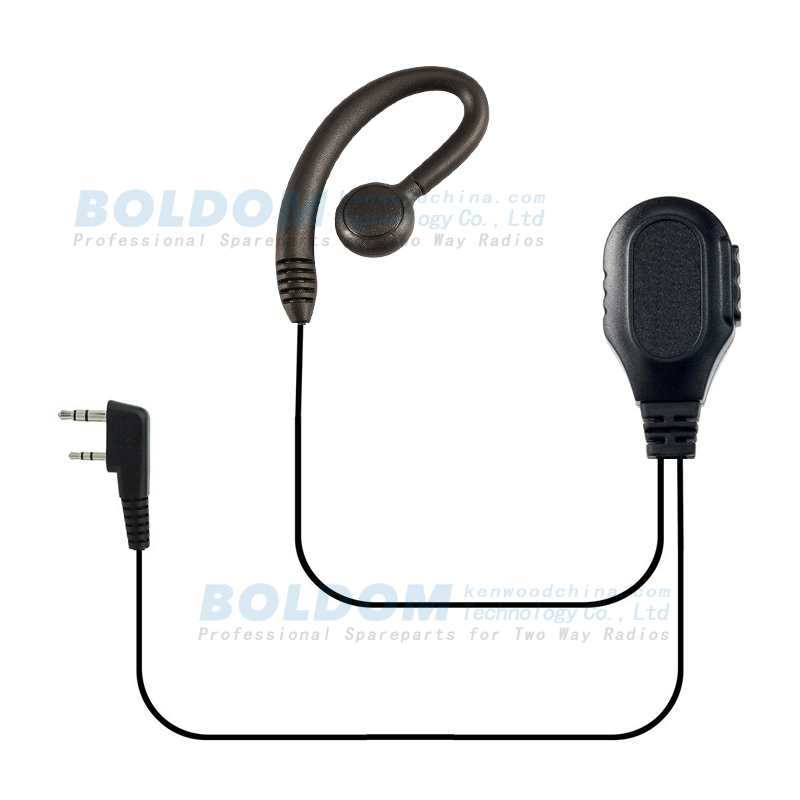 600910 earhook earphone for kenwood motorola vertex two way radios