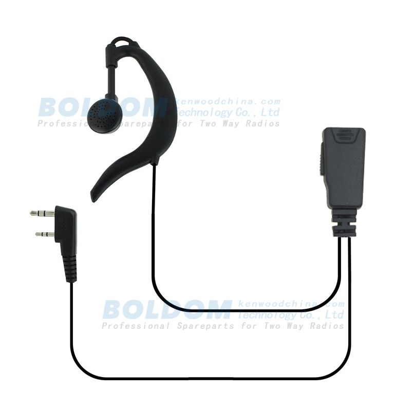 425929 earhook earphone for kenwood motorola vertex two way radios