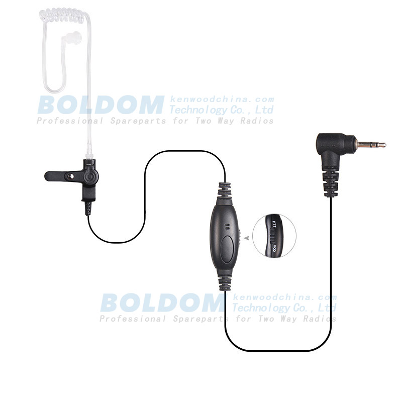 314V912  VOX PTT earpiece for Motorola kenwood vertex two way radios