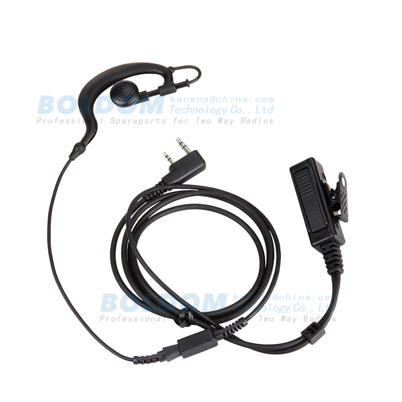 D200912  detachable earpiece for kenwood motorola two way radios