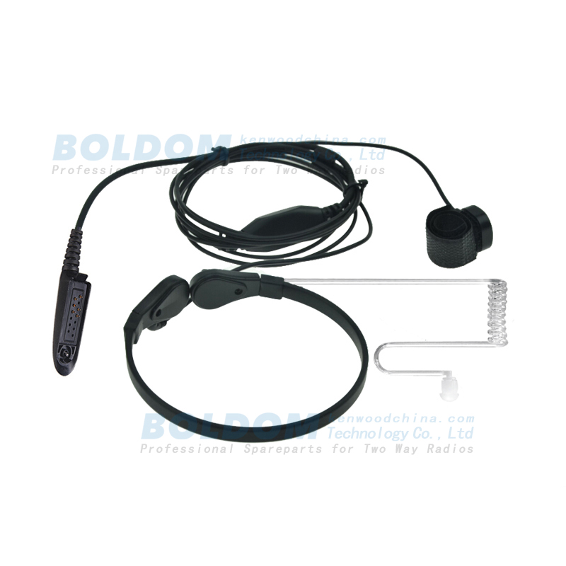 TH01P1 throat vibration headset with finger PTT for kenwood motorola vertex radios