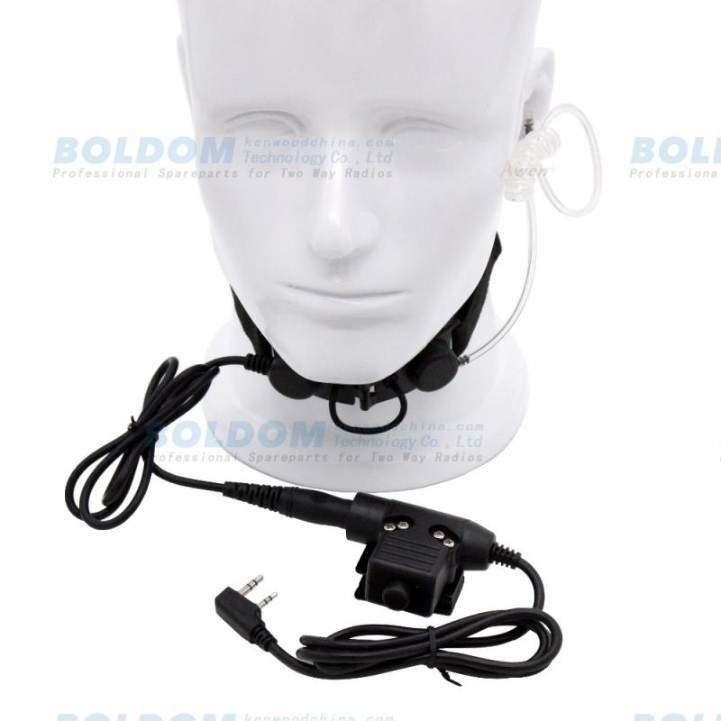 TH07BLT neck belt throat vibration mic headset for two way radios