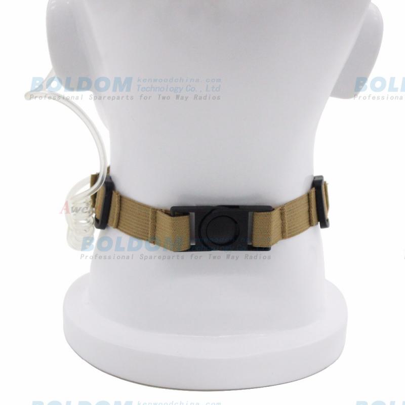 TH07BLTCA camouflage neck belt throat vibration mic headset for two way radios