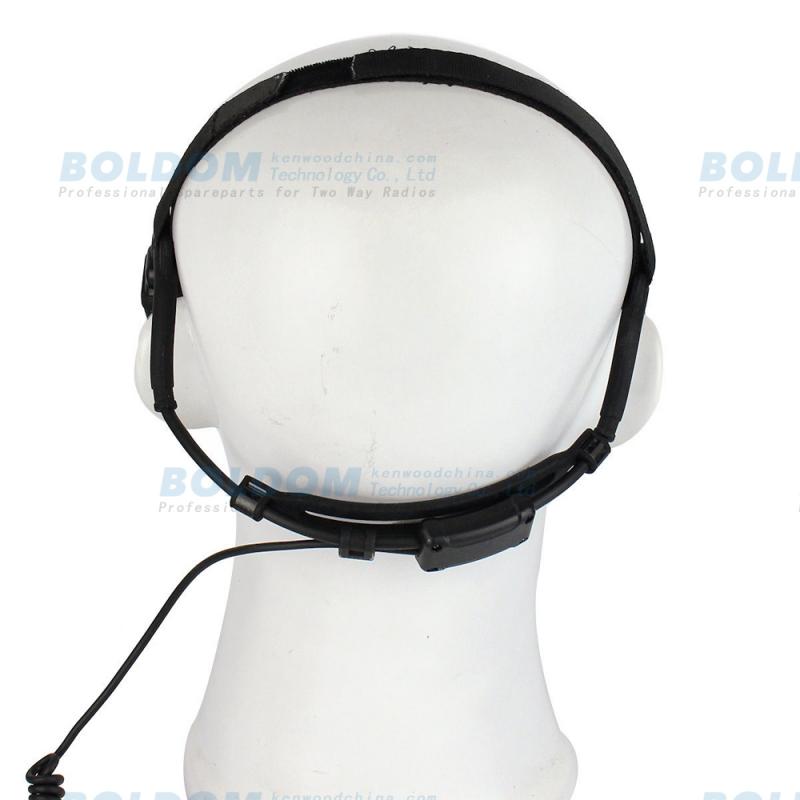 EB500 wrap-around facial bone conduction headset tatical with boom stick for heavy duty use of firefighter military policeman