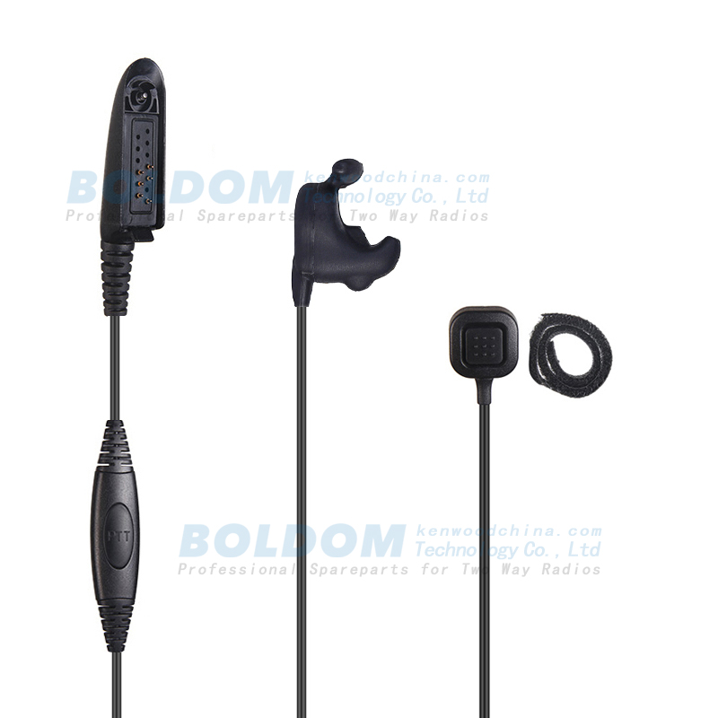 EB300 ear bone conduction headphone noise cancelling for two way radios Dual PTT