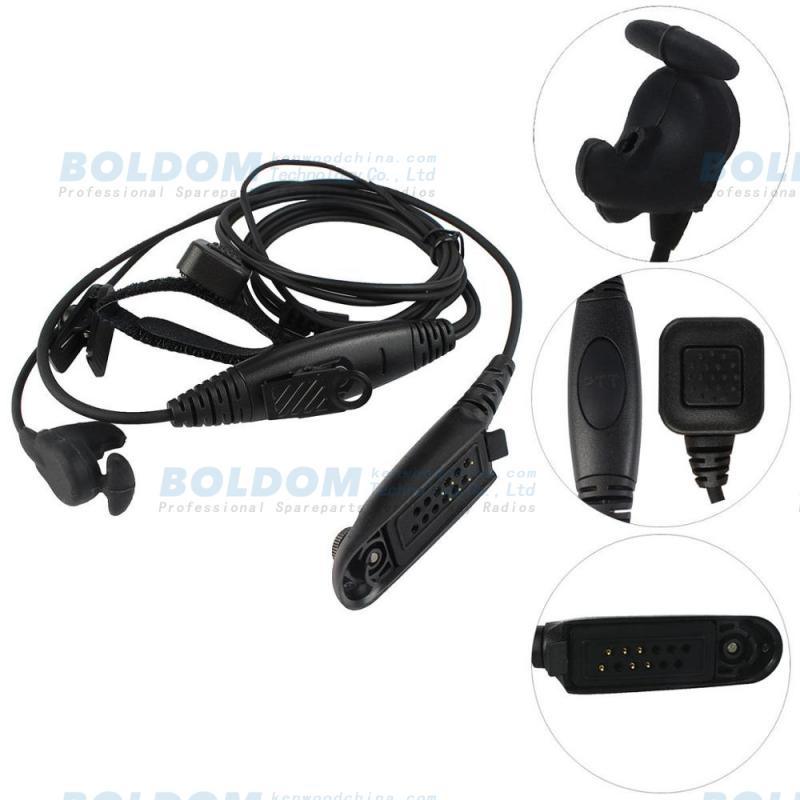 EB300 ear bone conduction headphone noise cancelling for two way radios Dual PTT