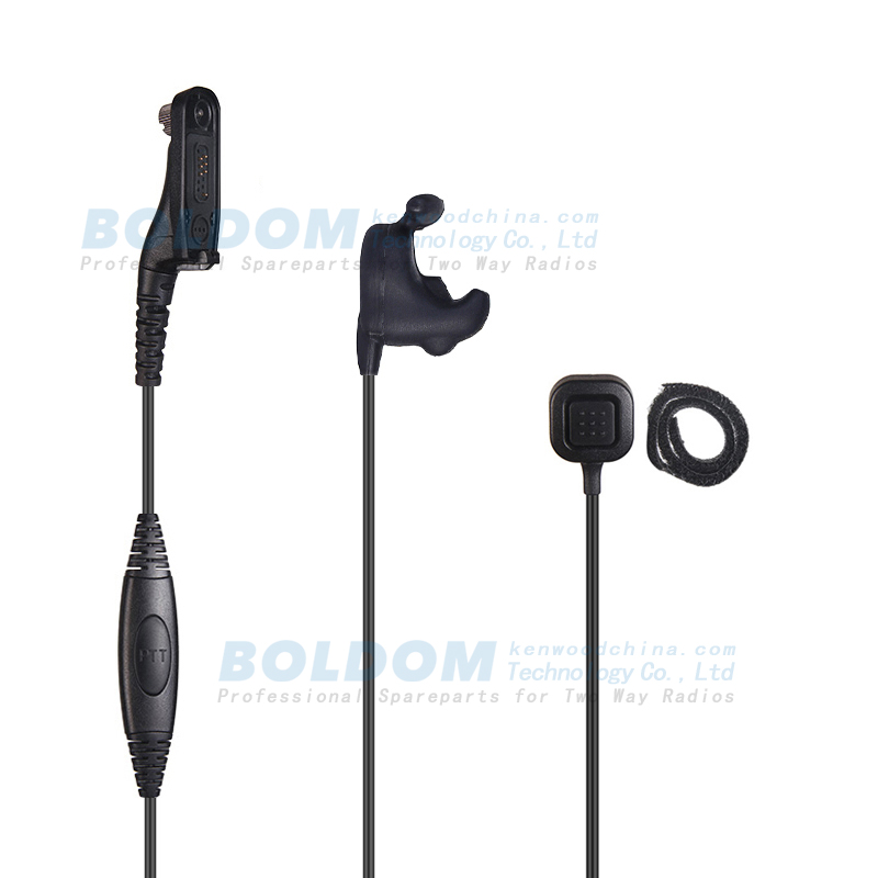 EB300 ear bone conduction headphone noise cancelling for two way radios Dual PTT