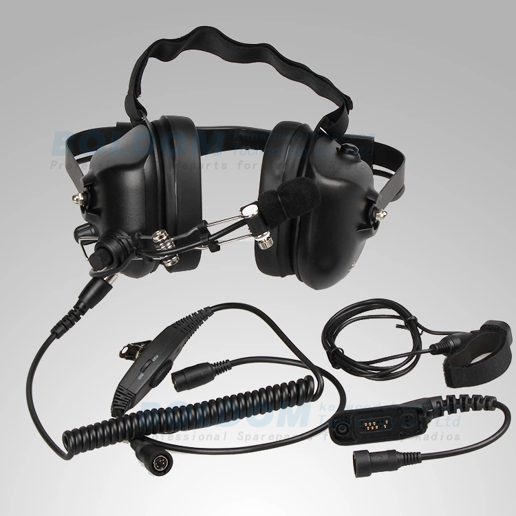 NC01P07S Noise cancelling headsets for two way radio on airport, racing ground and helicopter.