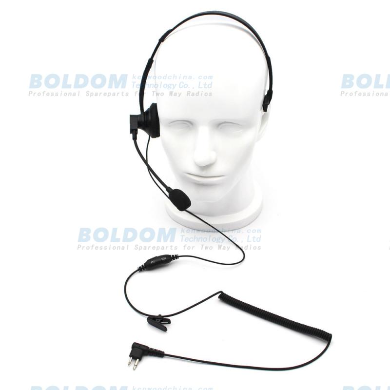 HW06S314V two way radio headset with VOX PTT one ear one side headset