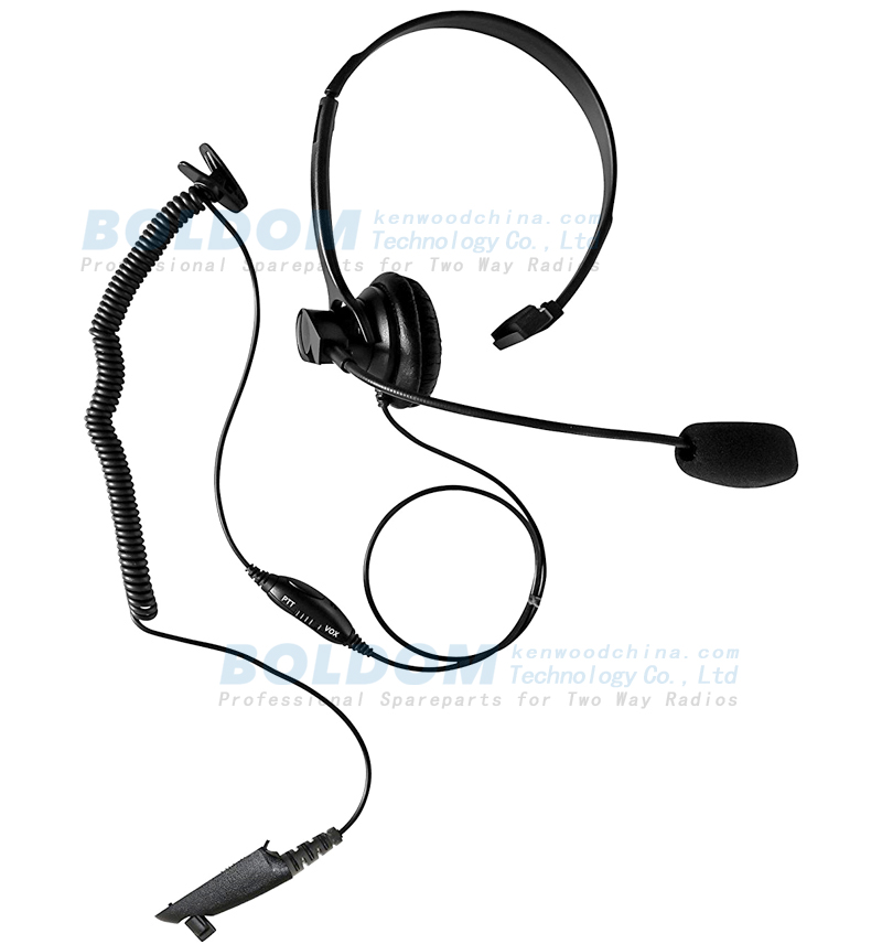 HW06S314V two way radio headset with VOX PTT one ear one side headset