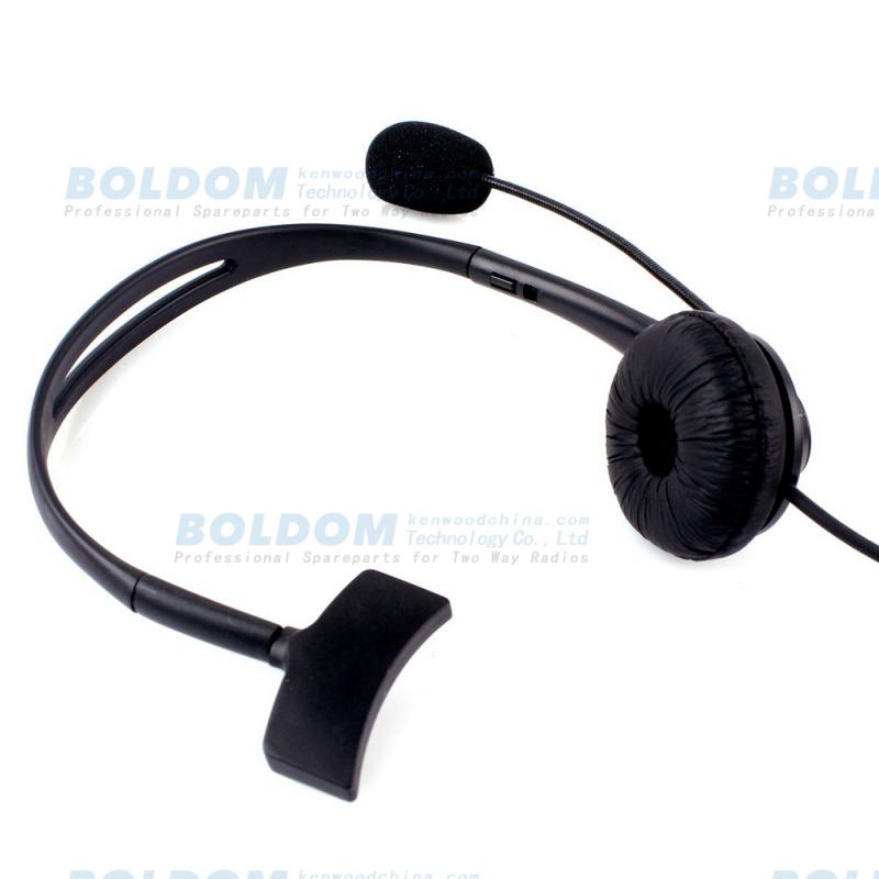 HW07314V two way radio headset with PTT one ear one side headset for kenwood motorola baofeng radios