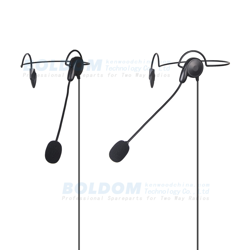 HW300815 behind head behind ear headset with stick mic for two way radio headset with PTT for kenwood motorola baofeng radios