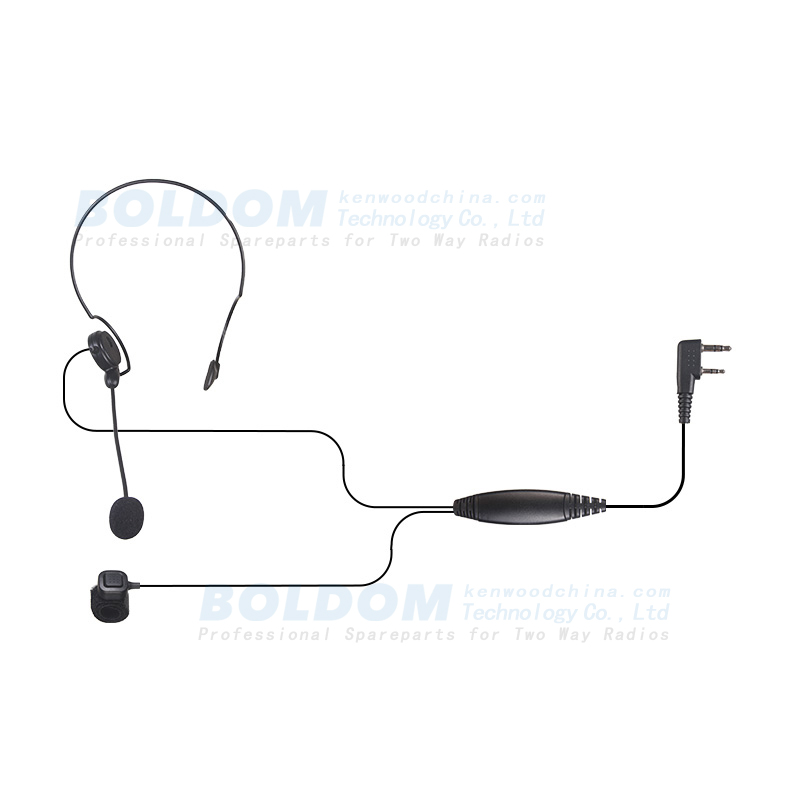 HW300815 behind head behind ear headset with stick mic for two way radio headset with PTT for kenwood motorola baofeng radios