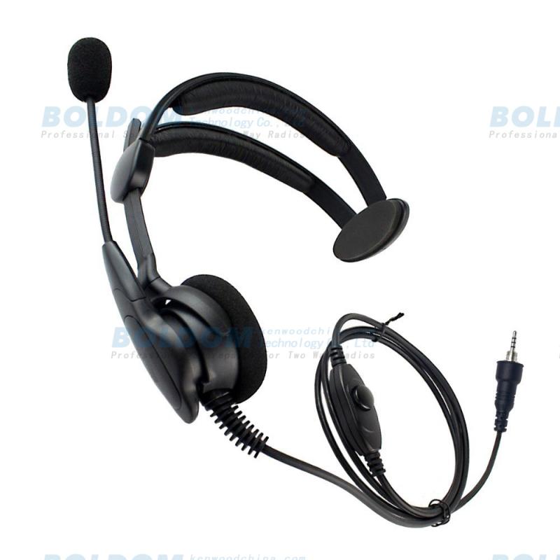 HW08320 one side headset one ear headphone with stick microphone for two way radios