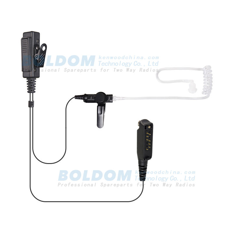 STP8000 earpiece 3 wire Surveillance kit for two way radios SEPURA STP8000 with transparent tube acoustic tube