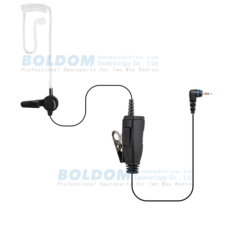 900970  two way radio earpiece acoustic tube transparent tube for Motorola kenwood vertex radios