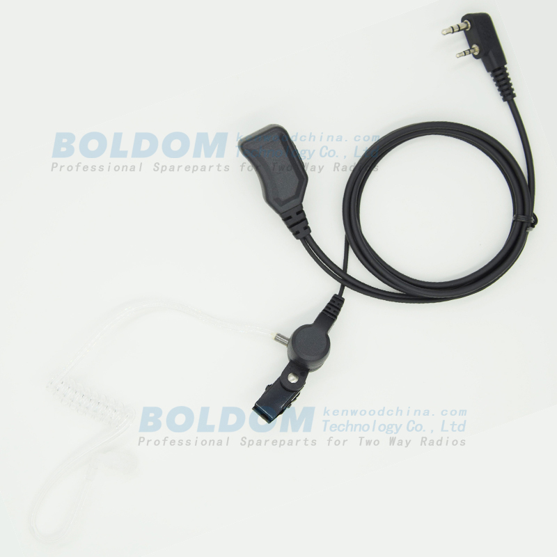 800960  two way radio earpiece acoustic tube transparent tube for Motorola kenwood vertex radios