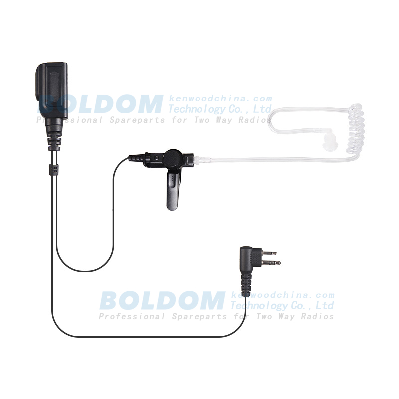 700980  two way radio earpiece acoustic tube transparent tube for Motorola kenwood vertex radios