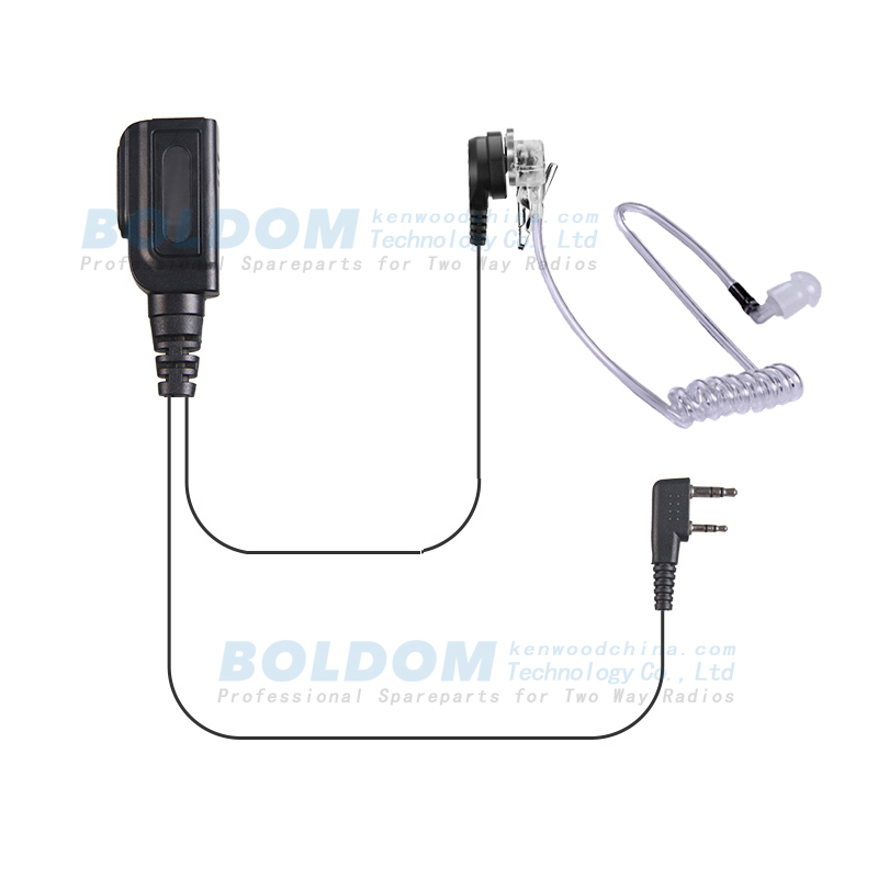 700960 two way radio earpiece acoustic tube transparent tube for Motorola kenwood vertex Hytera radios