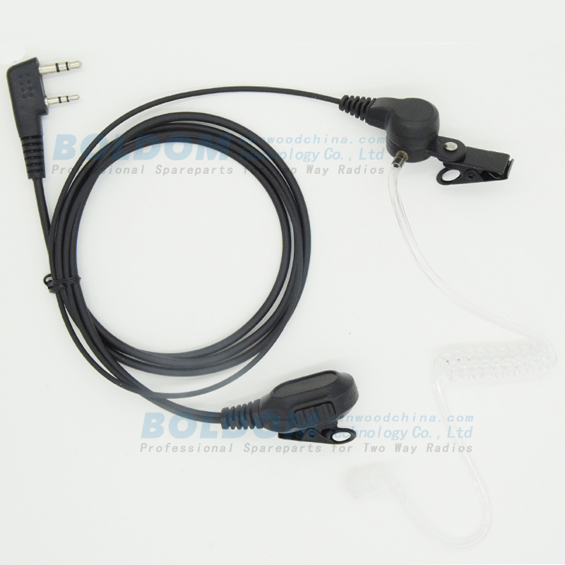 600960 two way radio earpiece acoustic tube transparent tube for Motorola kenwood vertex Hytera radios