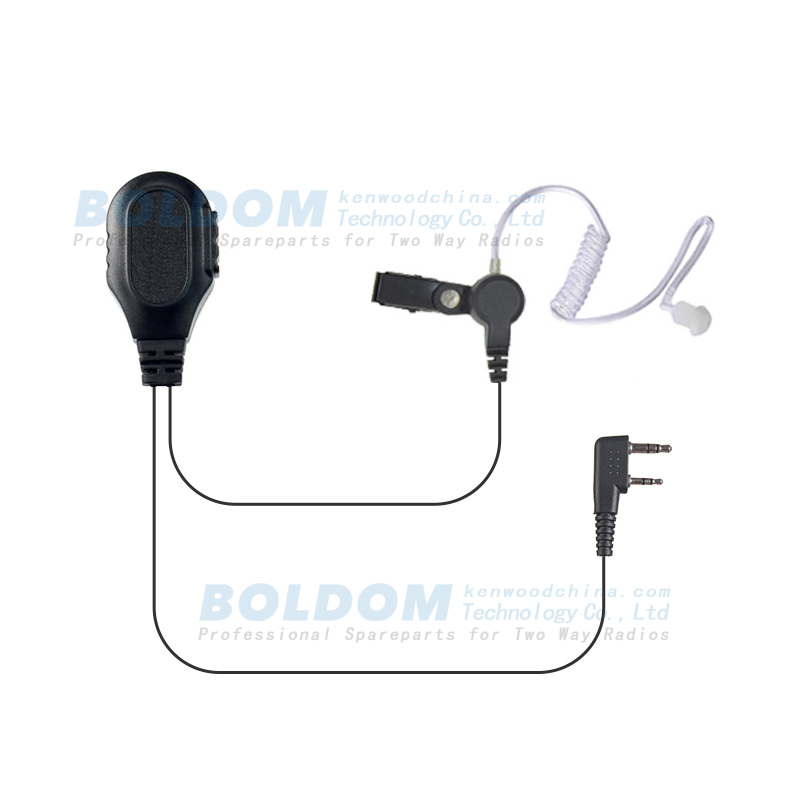 600960 two way radio earpiece acoustic tube transparent tube for Motorola kenwood vertex Hytera radios