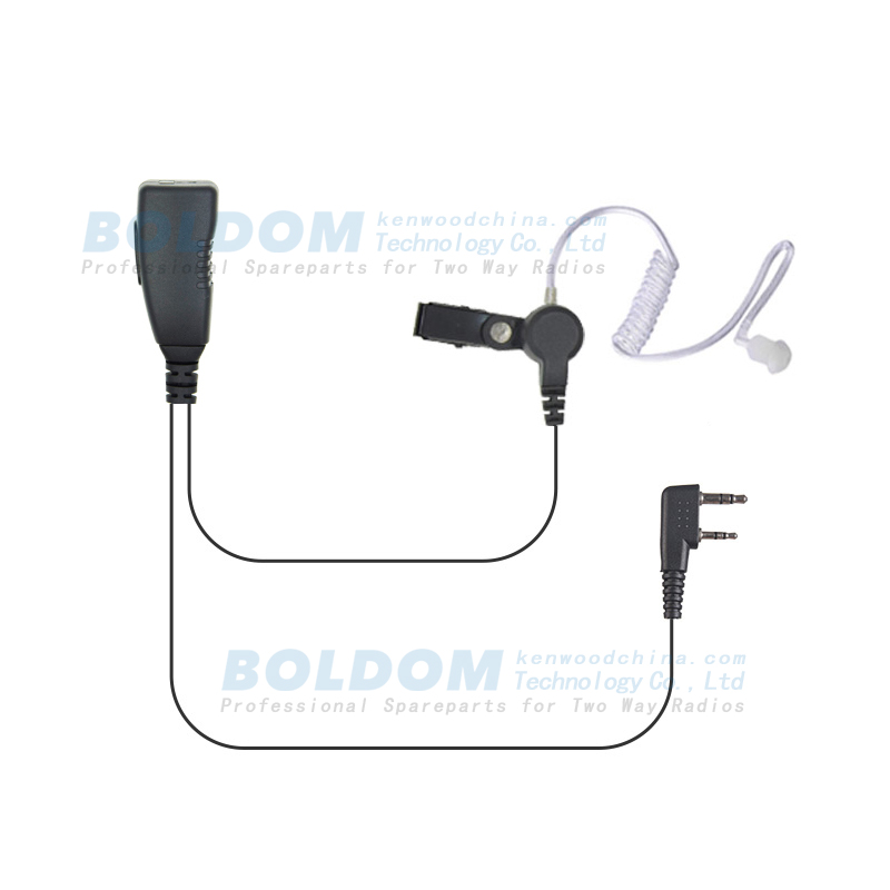 416960 two way radio earpiece acoustic tube transparent tube for Motorola kenwood vertex Hytera radios