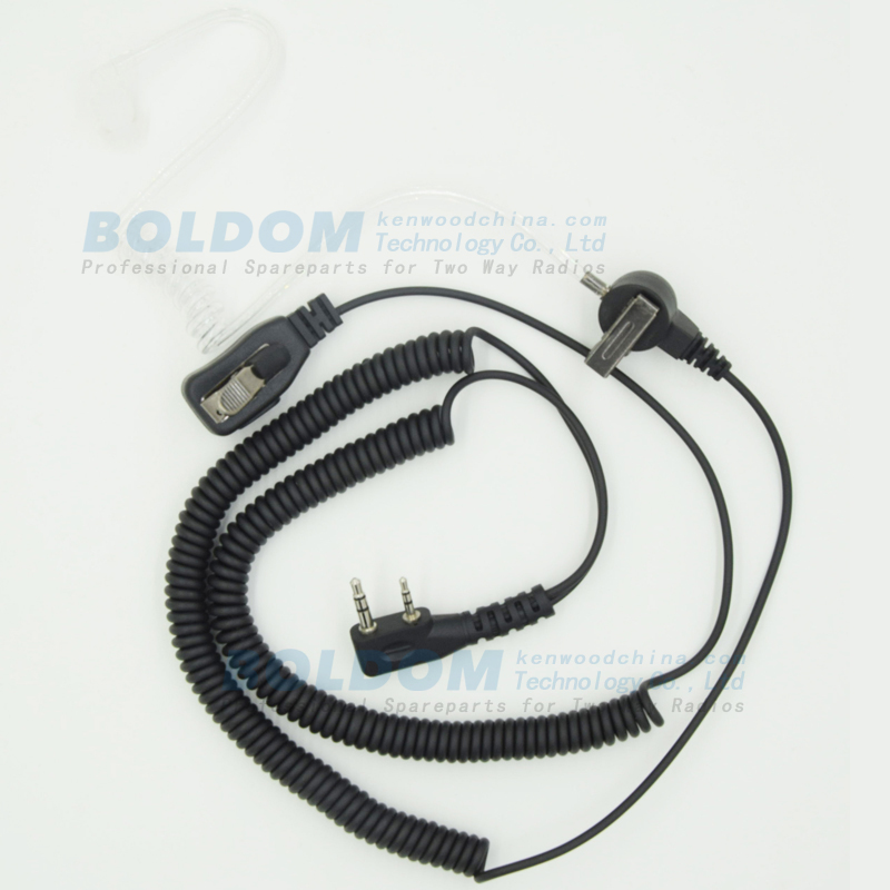 359960S two way radio earpiece acoustic tube transparent tube for Motorola kenwood vertex Hytera radios