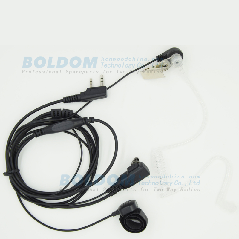 359950 two way radio earpiece acoustic tube transparent tube for Motorola kenwood vertex Hytera radios