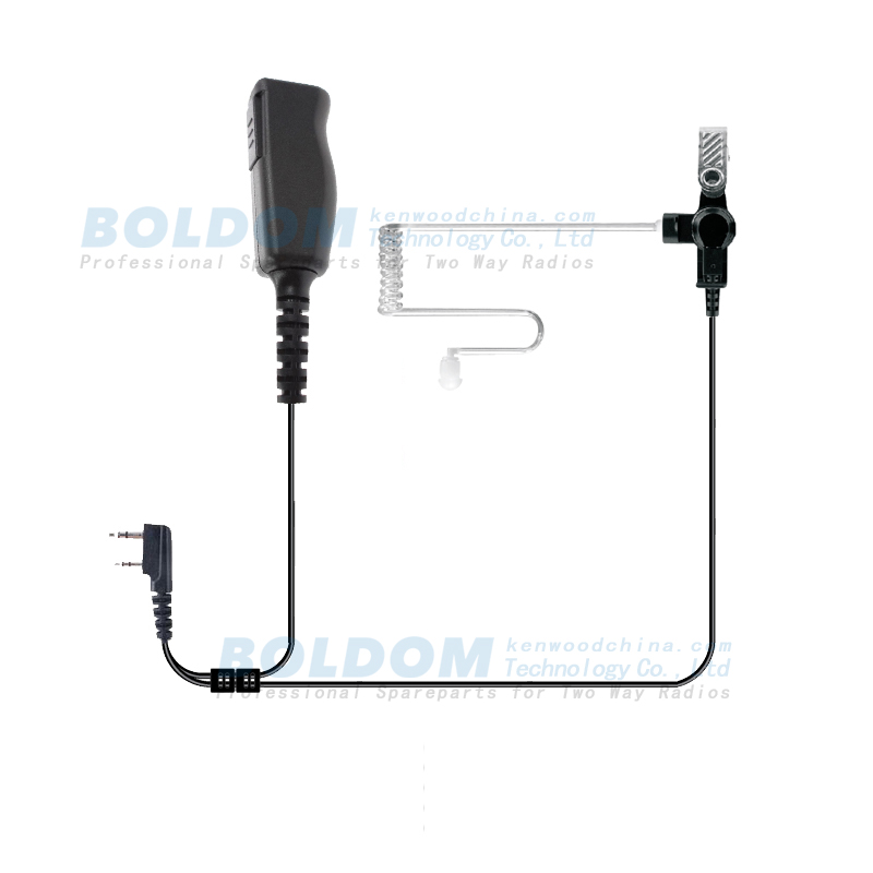 216980 two way radio earpiece acoustic tube transparent tube long PTT for Motorola kenwood vertex Hytera radios