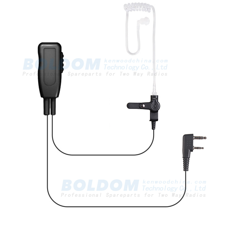 130980 two way radio earpiece acoustic tube transparent tube for Motorola kenwood vertex radios