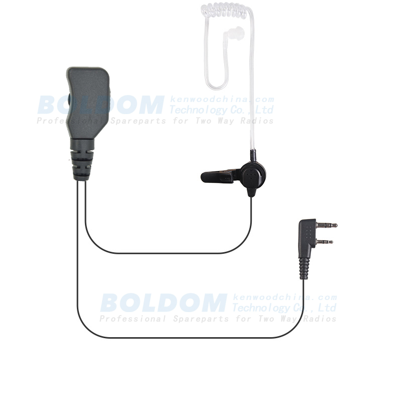 100960  two way radio earpiece acoustic tube transparent tube for Motorola kenwood vertex radios