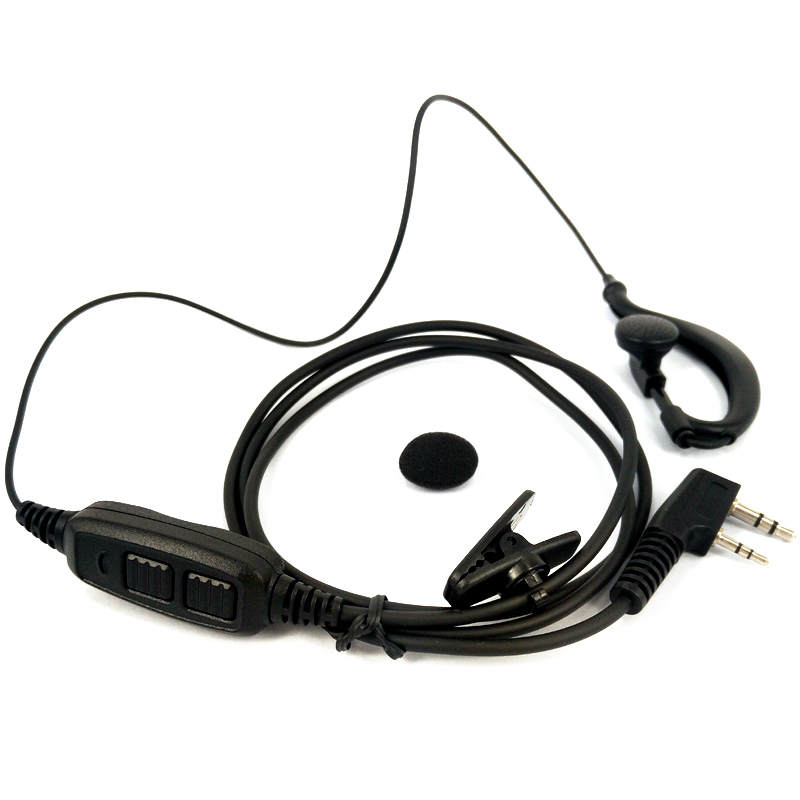 uv82 earpiece dual ptt