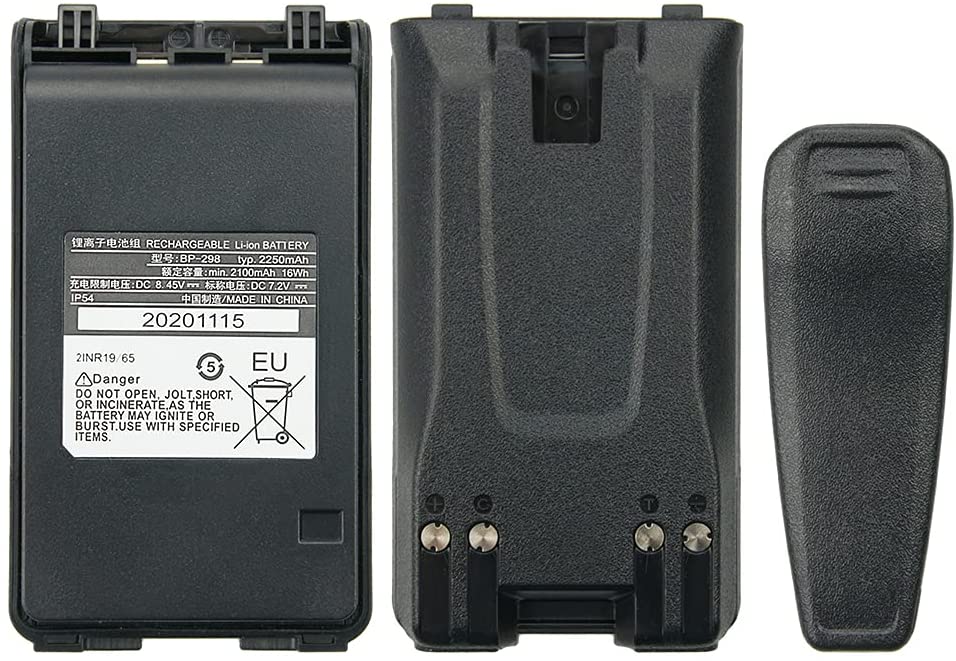 BP-298 2250MAH LI-ION BATTERY FOR Icom IC-V86  IC-V80 IC-T70A