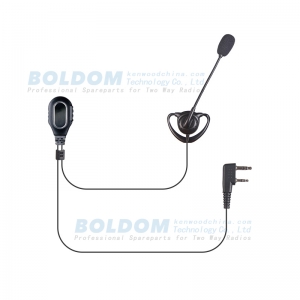 600DM boom stick earpiece for Motorola kenwood vertex two way radios