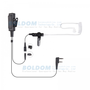 D200980  detachable earpiece for kenwood motorola two way radios