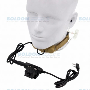 TH07BLTCA camouflage neck belt throat vibration mic headset for two way radios