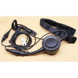 TH08R2BLT  neck belt throat vibration mic headset for two way radios with big PTT