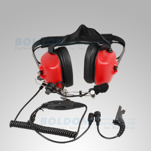 NC01P07S Noise cancelling headsets for two way radio on airport, racing ground and helicopter.