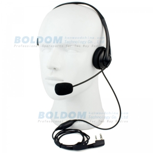 HW07314V two way radio headset with PTT one ear one side headset for kenwood motorola baofeng radios