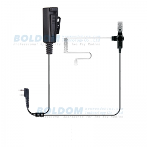 208980  2 wires Surveillance kit for two way radios kenwood motorola vertex with transparent tube acoustic tube